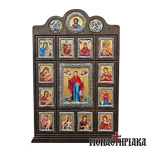 Multi-thematic with Virgin Mary from Mount Athos