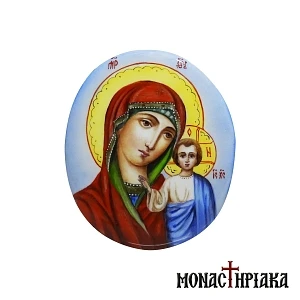 Enamel Virgin Mary of Kazan