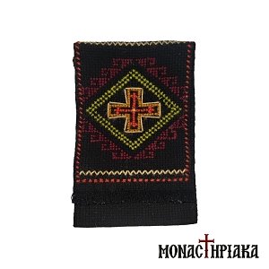 Knitted Neck Wallet Green - Orange