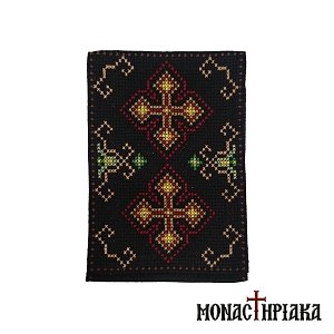 Knitted Neck Wallet Red - Yellow