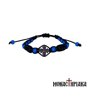 Mount Athos Knitted Bracelet with Cross