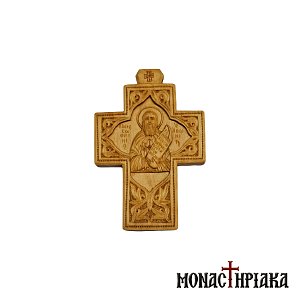 Άγιος Σωφρόνιος του Έσσεξ Ξυλόγλυπτος Σταυρός