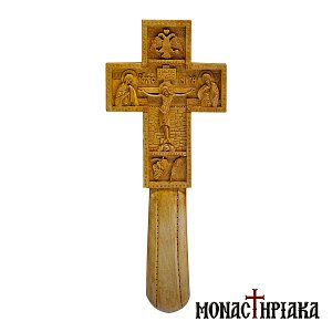 Blessing Cross with the Crucifix and the Byzantine Eagle
