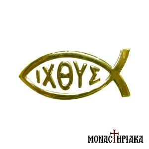 Sticker with Ichthys