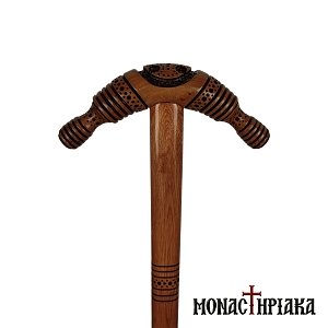 Walking Stick with Carved Decoration