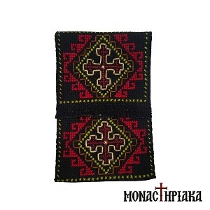 Knitted Neck Wallet Red - Green