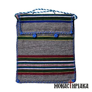 Monk Handwoven Bag with Multicolored Patterns