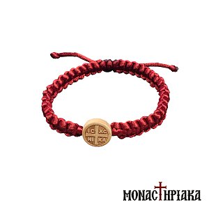 Macrame Bracelet with IC XC NIKA
