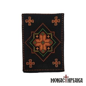 Knitted Neck Wallet Brown - Orange