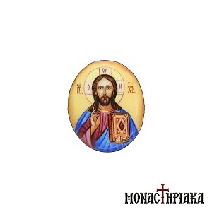Enamel Jesus Christ Blessing