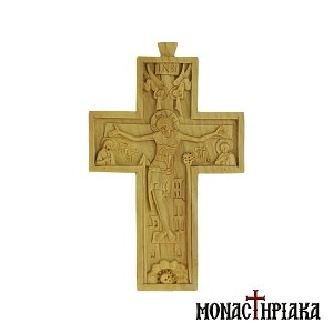 Ξυλόγλυπτος Σταυρός με τον Εσταυρωμένο