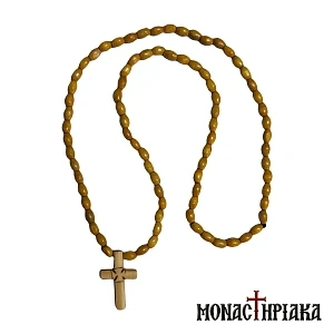 Wooden Neck Cross made of Pine