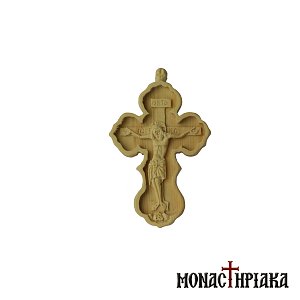 Ξυλόγλυπτος Σταυρός με τον Ιησού Εσταυρωμένο
