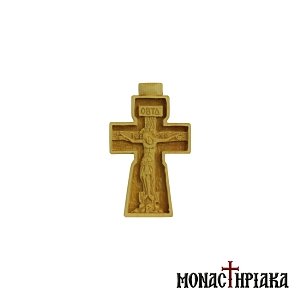 Ξυλόγλυπτος Σταυρός με τον Ιησού στον Σταυρό του Μαρτυρίου