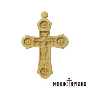 Ξυλόγλυπτος Σταυρός IC XP NI KA