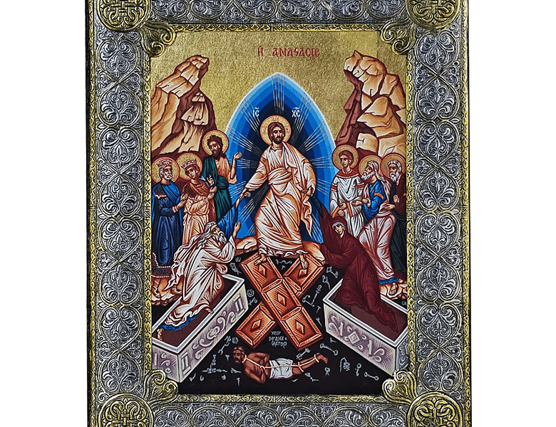 Religious Icon with the Resurrection of Jesus Christ | Monastiriaka