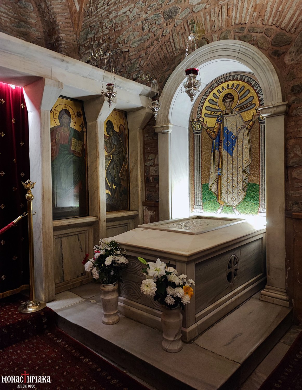 The tomb of Saint Demetrius