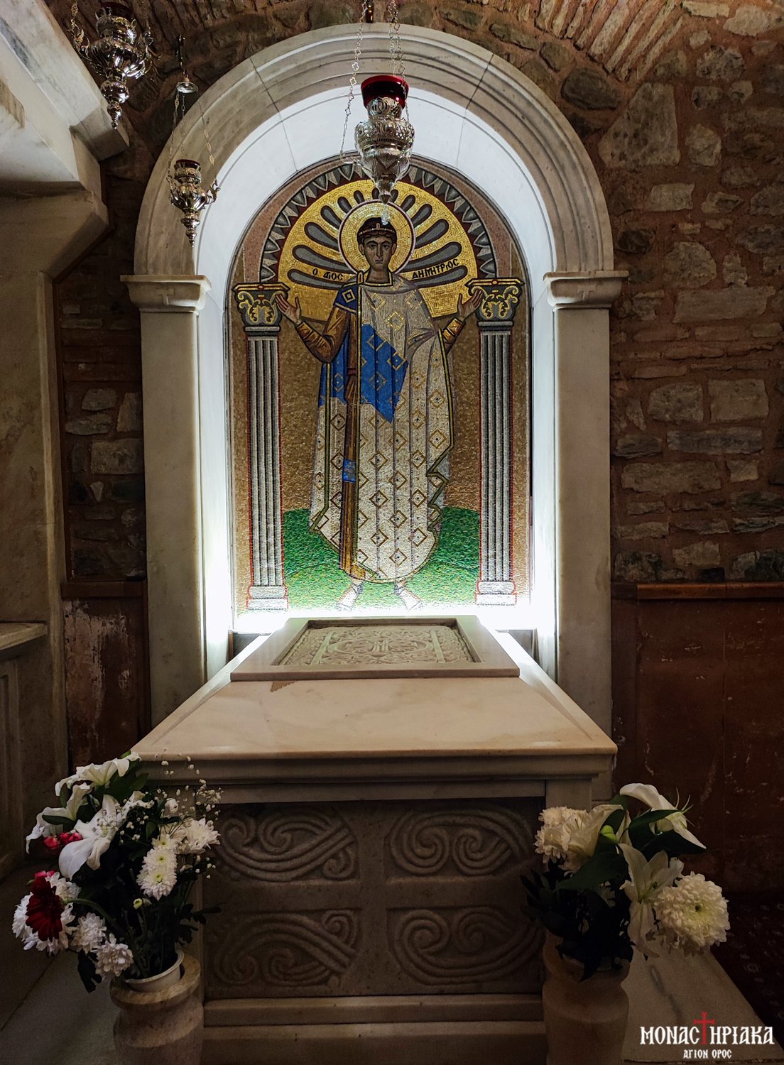 The Chapel of the tomb of Saint Dimitrios