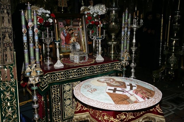 koliva decorated in the church