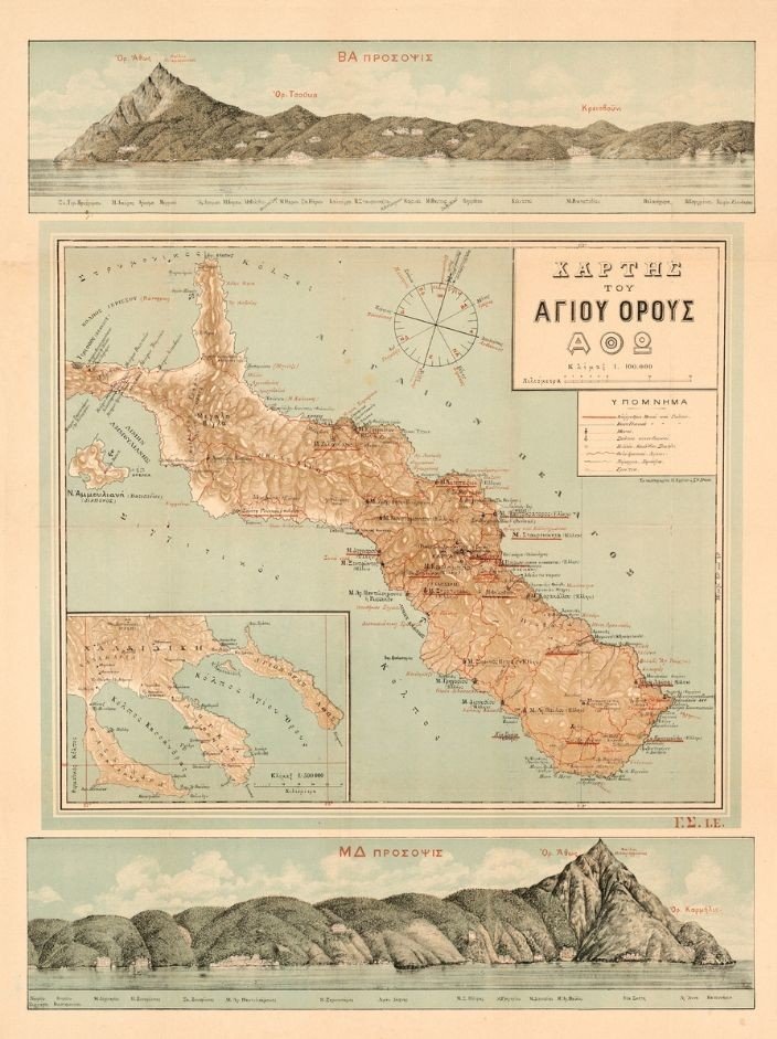 old-map-mount-athos