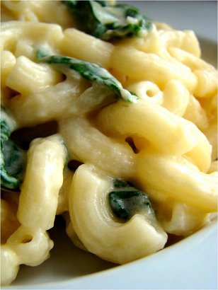 Cup up Spaghetti with Spinach