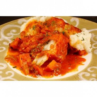 Cod with Tomato, Thyme and Oregano