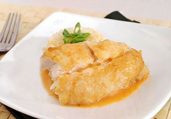 Ροφός Αγιορείτικος με Άσπρη Σάλτσα (Μοναχού Επιφάνιου)