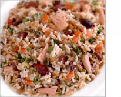 Φακές με Χταπόδι και Ρύζι