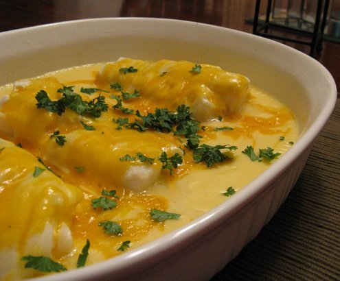 Cod with Garlic Sause