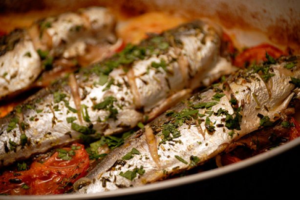 Mackerel in the oven
