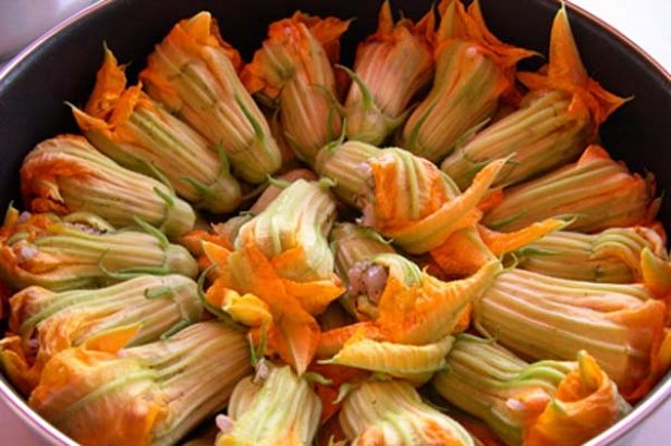 Κολοκυθοανθοί Γεμιστοί