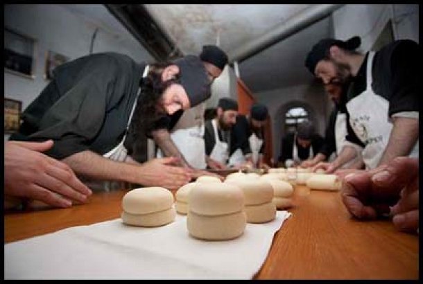Holy Bread Prosphora Recipe from Mount Athos
