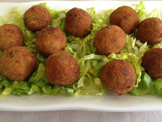 Meatballs with Tuna and Tarama