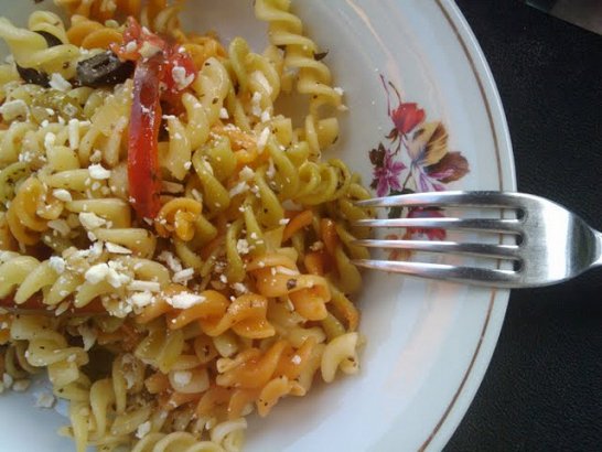 Pasta Screws with Wine by Elder Nektarios