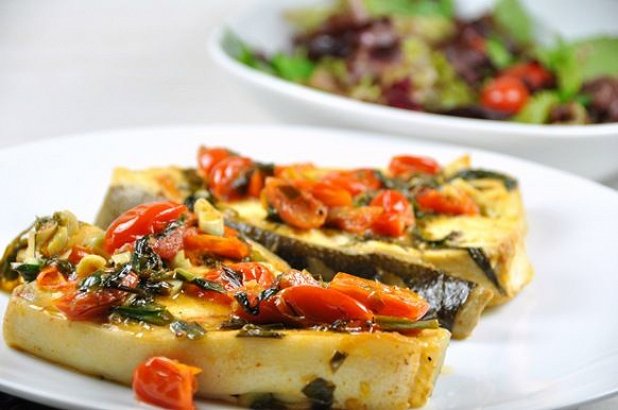 Ψάρια στο Φούρνο με Αγριόπρασα