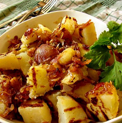 Potatoes in Oven with Quinces