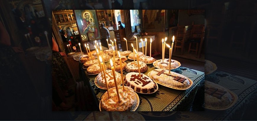 κόλυβα στολισμένα - koliva decorated