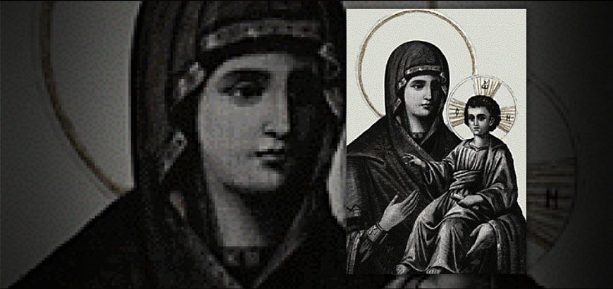 Virgin Mary Paleologina Miraculous Icon on Mount Athos