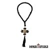 Prayer Rope 50 Knots Made of Jet with St George