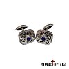 Silver Cufflinks with Semi Precious Stones