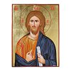 Jesus Christ Blessing Wooden Iconography