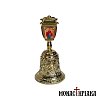 Metallic Bell with Theotokos Protector of Mount Athos