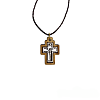 Wooden Cross with Cord for the Neck