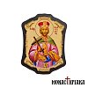 Wooden Magnet with Saint Constantine