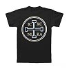 Cotton Black T-shirt with IC XC NIKA