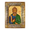 Saint Andrew Handmade Silver Icon