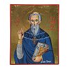 Saint Cuthbert of Lindisfarne Handmade Iconography of Mount Athos