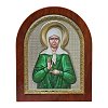 Saint Matrona Nikonova Silver-plated Icon