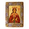 Silver Icon with Saint Barbara