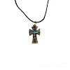 Wooden Cross with Neck Cord in Minimal Design
